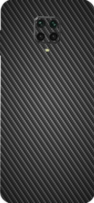 BUGGU POCO M2 Pro Mobile Skin(Ultra Super Black Carbon Fiber Skin With High Matte Finish.)