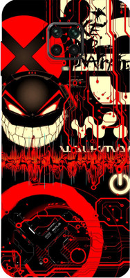BugguSkin POCO M2 Pro, Poco m2 Pro Mobile Skin(Ultra Super Red Graffiti Skin With High Matte Finish.)