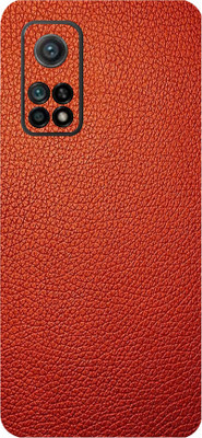 LAMHA Mi 10T 5G Mobile Skin(Ultra Super Red Leather With High Matte Finish.)