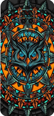TJ CREATION POCO M2 Pro Mobile Skin(Ultra Super Mighty Owl Skin With High Matte Finish.)