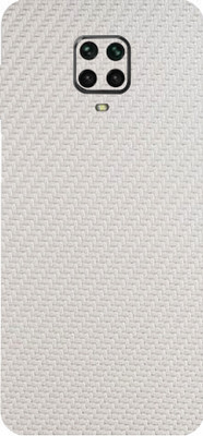 TJ CREATION POCO M2 Pro Mobile Skin(Ultra Super White Carbon Fiber Skin With High Matte Finishh.)