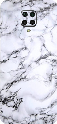 BUGGU POCO M2 Pro Mobile Skin(Ultra Super Milky White Marble Skin With High Matte Finish.)
