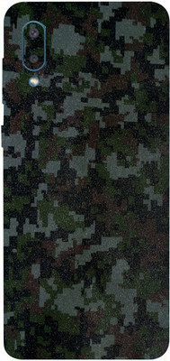 BUGGU SAMSUNG GALAXY M02, samsung galaxy m02 Mobile Skin(Ultra Super Camouflage Digital Skin With High Matte Finish.)