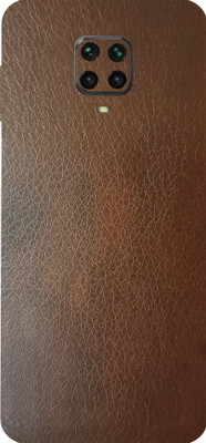 LAMHA Poco M2 Pro Mobile Skin(Ultra Super Brown Leather Skin With High Mattte Finish.)