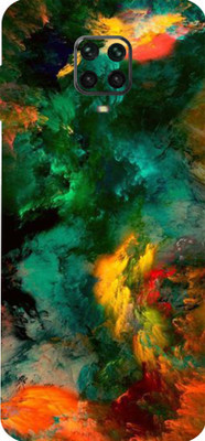 BUGGU POCO M2 Pro Mobile Skin(Ultra Super Multicolor Clouds Skin With High Matte Finish.)