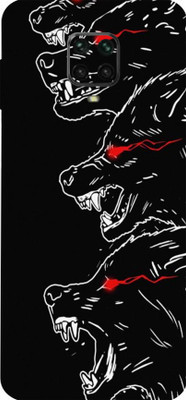 LAMHA Poco M2 Pro Mobile Skin(Ultra Super Angry Wolf Skin With High Mattte Finish.)