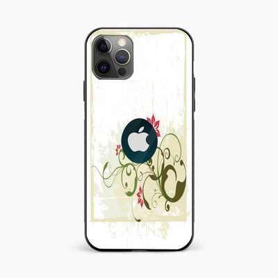 qth apple iphone 12 pro Mobile Skin(White, Green)