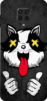BUGGU POCO M2 Pro Mobile Skin(Ultra Super Crazy Cat Skin With High Matte Finish.)