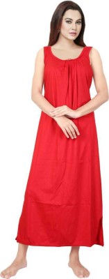 ovida Women Nighty(Red)