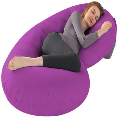 Texlux Microfibre Pregnancy Pillow Pack of 1 Solid(Hot Pink)