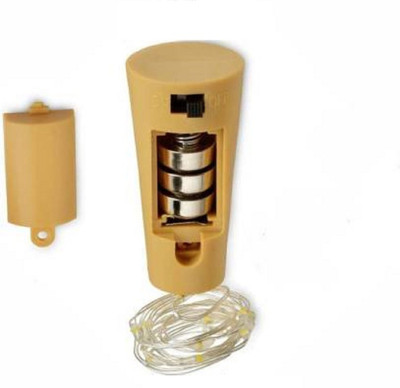 Misaki 20 LEDs 1.98 m Gold Steady Ball Rice Lights(Pack of 1)