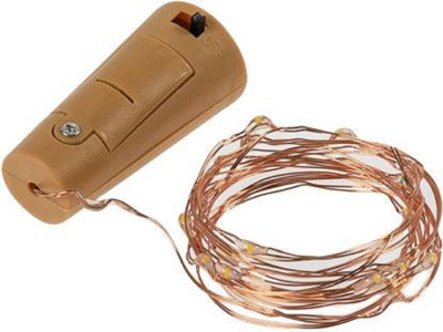 Misaki 20 LEDs 1.98 m Gold Steady String Rice Lights(Pack of 1)