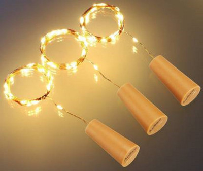 Misaki 20 LEDs 1.98 m Gold Steady Ball Rice Lights(Pack of 1)