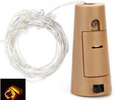 Misaki 20 LEDs 1.98 m Gold Steady Ball Rice Lights(Pack of 1)