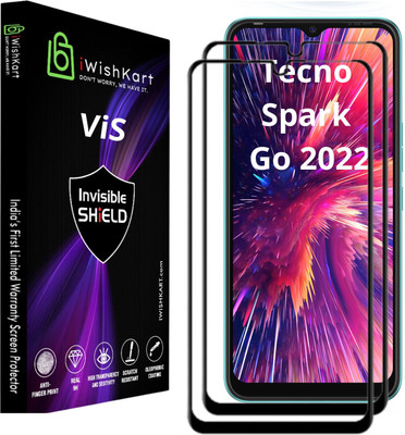 iWishKart Edge To Edge Screen Guard for Tecno Spark Go 2022(Pack of 2)