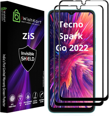 iWishKart Edge To Edge Screen Guard for Tecno Spark Go 2022(Pack of 2)