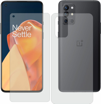 Clickbit Front and Back Screen Guard for ONEPLUS 9R(Pack of 2)