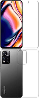 wooden craft Front and Back Tempered Glass for Xiaomi 11i {Flexible}, MZB0A5BIN, 11i(Pack of 2)
