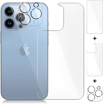 LOWCOST ASM Front and Back Tempered Glass for iPhone 13 Pro Max, iPhone 13 Pro Max Front and Back Screen Protector, iPhone 13 Pro Max Camera Lens Protector(Pack of 3)