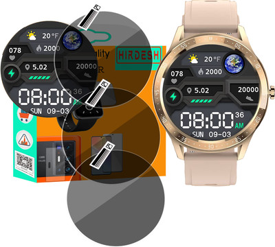 hirdesh Screen Guard for FIRE-BOLTT 360 SPO2(Pack of 3)