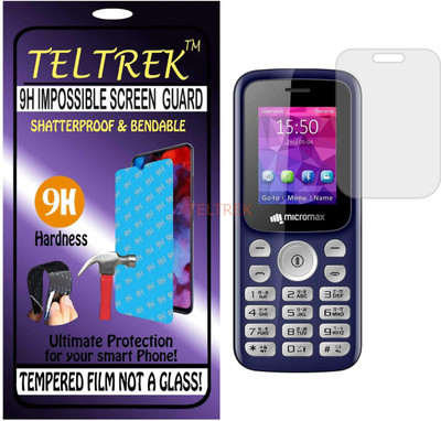 TELTREK Tempered Glass Guard for MICROMAX X378 (Flexible Shatterproof)(Pack of 1)