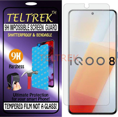 TELTREK Tempered Glass Guard for IQOO 8 5G(Pack of 1)