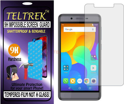 TELTREK Tempered Glass Guard for MICROMAX CANVAS JUICE A1 + Q4260 (Flexible Shatterproof)(Pack of 1)