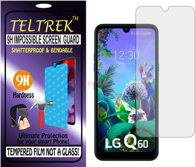 TELTREK Tempered Glass Guard for LG Q60 (Flexible Shatterproof)(Pack of 1)