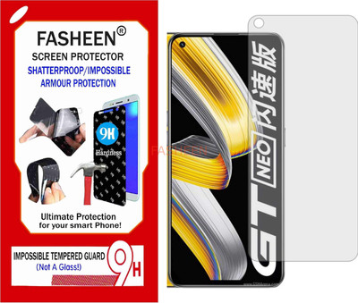 Fasheen Tempered Glass Guard for REALME GT NEO FLASH RMX 3031 (Flexible Shatterproof)(Pack of 1)