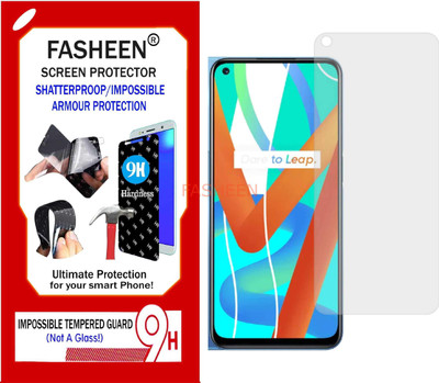 Fasheen Tempered Glass Guard for REALME V13 5G (Flexible Shatterproof)(Pack of 1)