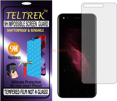TELTREK Tempered Glass Guard for MICROMAX CANVAS 2 PLUS (Flexible Shatterproof)(Pack of 1)