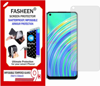 Fasheen Tempered Glass Guard for OPPO RMX2180 (REALME C15) (Flexible Shatterproof)(Pack of 1)