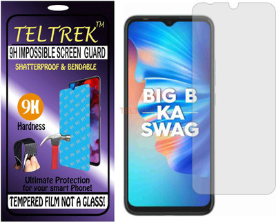 TELTREK Tempered Glass Guard for TECNO SPARK GO 2020 (Flexible Shatterproof)(Pack of 1)