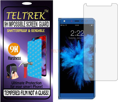TELTREK Tempered Glass Guard for MOBIISTAR X1 DUAL (Flexible Shatterproof)(Pack of 1)
