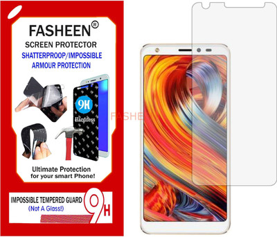 Fasheen Tempered Glass Guard for COMIO X1 (Flexible Shatterproof)(Pack of 1)