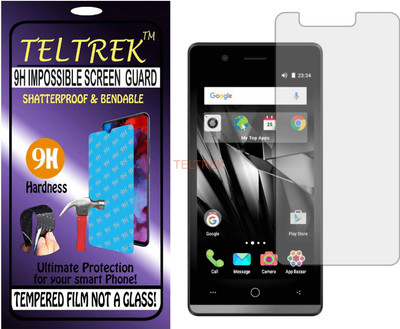 TELTREK Tempered Glass Guard for MICROMAX BOLT Q381 (Flexible Shatterproof)(Pack of 1)