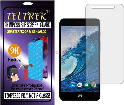 TELTREK Tempered Glass Guard for JIO LYF WATER F1(Pack of 1)