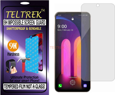 TELTREK Tempered Glass Guard for LG V60 THINQ 5G (Flexible Shatterproof)(Pack of 1)