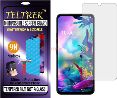 TELTREK Tempered Glass Guard for LG G8X THINQ (Flexible Shatterproof)(Pack of 1)