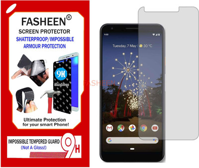 Fasheen Tempered Glass Guard for GOOGLE PIXEL 3A XL (Flexible Shatterproof)(Pack of 1)