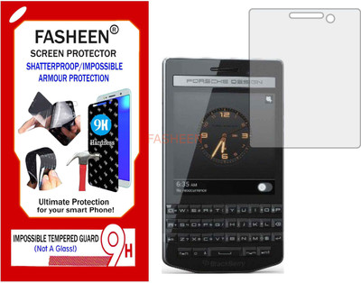 Fasheen Tempered Glass Guard for BLACKBEERY PORSCHE DESIGN P9983 (Flexible Shatterproof)(Pack of 1)