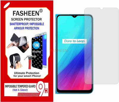 Fasheen Tempered Glass Guard for REALME C3 (3 CAMERAS) (Flexible Shatterproof)(Pack of 1)
