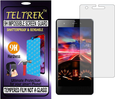 TELTREK Tempered Glass Guard for MICROMAX CANVAS NITRO 3 E352 (Flexible Shatterproof)(Pack of 1)