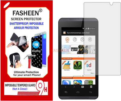 Fasheen Tempered Glass Guard for MICROMAX CANVAS FIRE 4 (Flexible Shatterproof)(Pack of 1)