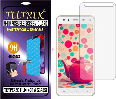 TELTREK Tempered Glass Guard for MOBIISTAR XQ DUAL (Flexible Shatterproof)(Pack of 1)
