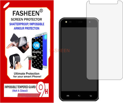 Fasheen Tempered Glass Guard for COMIO C2 LITE (Flexible Shatterproof)(Pack of 1)