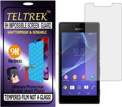 TELTREK Tempered Glass Guard for SONY XPERIA M2 (Flexible Shatterproof)(Pack of 1)