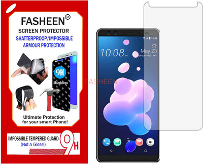 Fasheen Tempered Glass Guard for HTC U12 PLUS (Flexible Shatterproof)(Pack of 1)