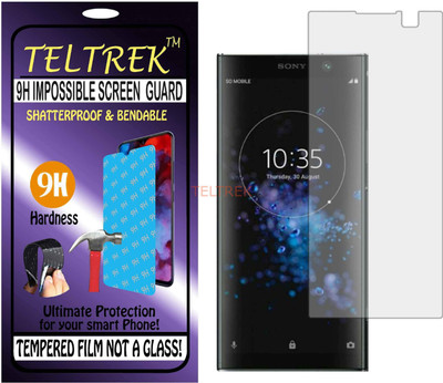 TELTREK Tempered Glass Guard for SONY XPERIA XA2 PLUS (Flexible Shatterproof)(Pack of 1)