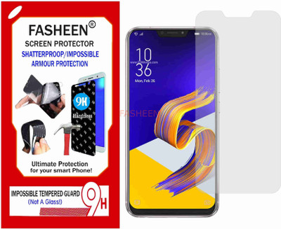 Fasheen Tempered Glass Guard for ASUS ZENFONE 5Z ZS621KL 2A012IN (Flexible Shatterproof)(Pack of 1)